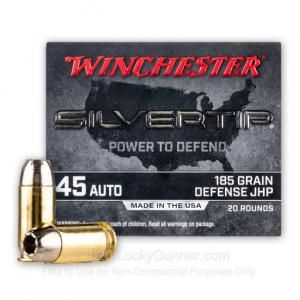WINCHESTER SUPER X PISTOL AMO 45 AUTO 185GR